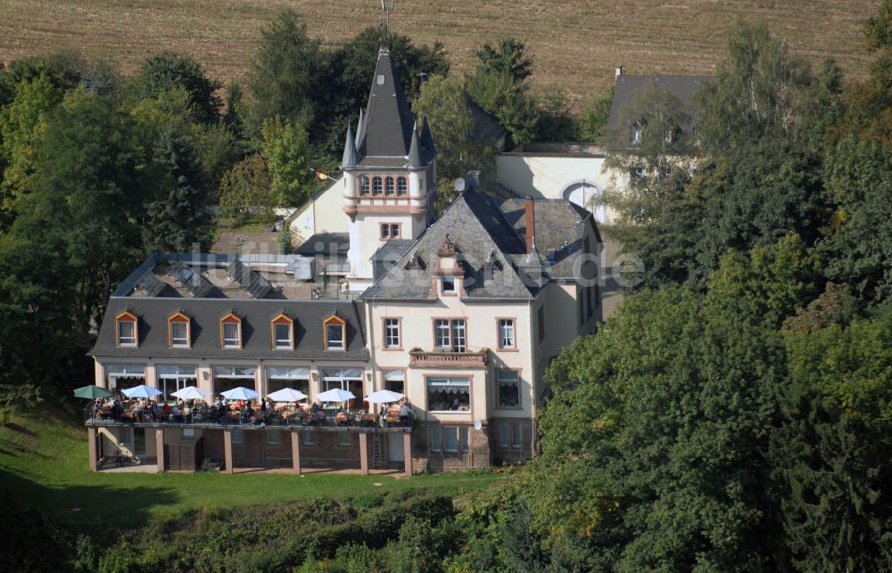 Luftaufnahme Trier - Blick auf das Berghotel Kockelsberg in Trier