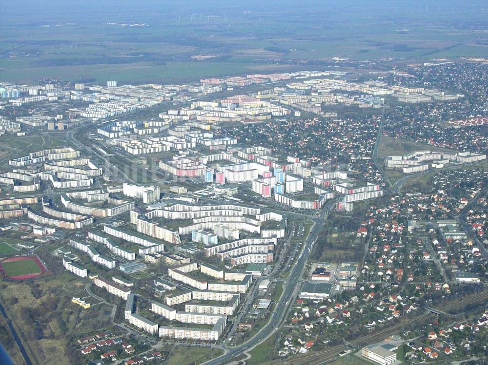 Luftaufnahme Berlin Hellersdorf - Blick auf Berlin Hellersdorf