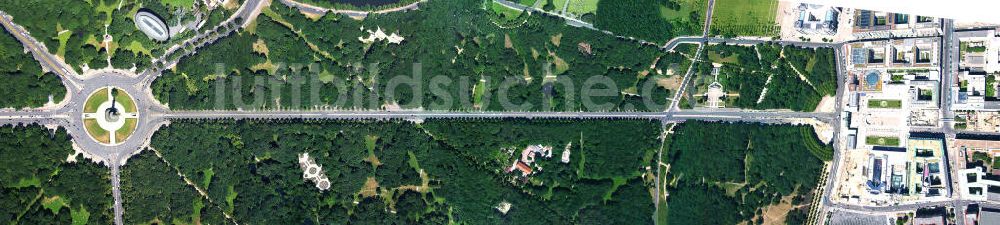 Luftaufnahme Berlin-Tiergarten - Blick auf den Berliner Tiergarten