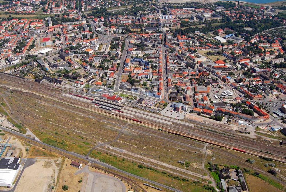 Luftbild Bitterfeld - Blick auf Bitterfeld