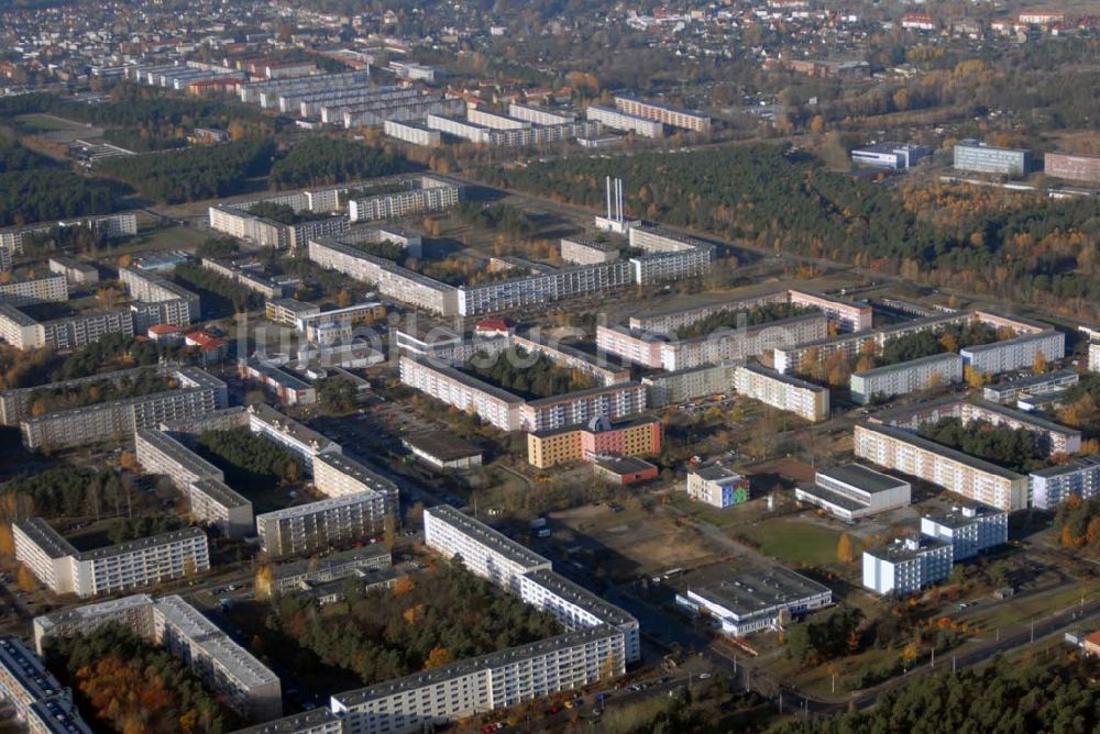 Eberswalde von oben - Blick auf das Brandenburgische Viertel in Eberswalde