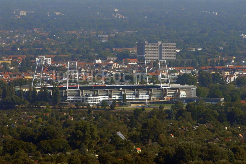 Luftbild Bremen - Blick auf das Bremer Weserstadion