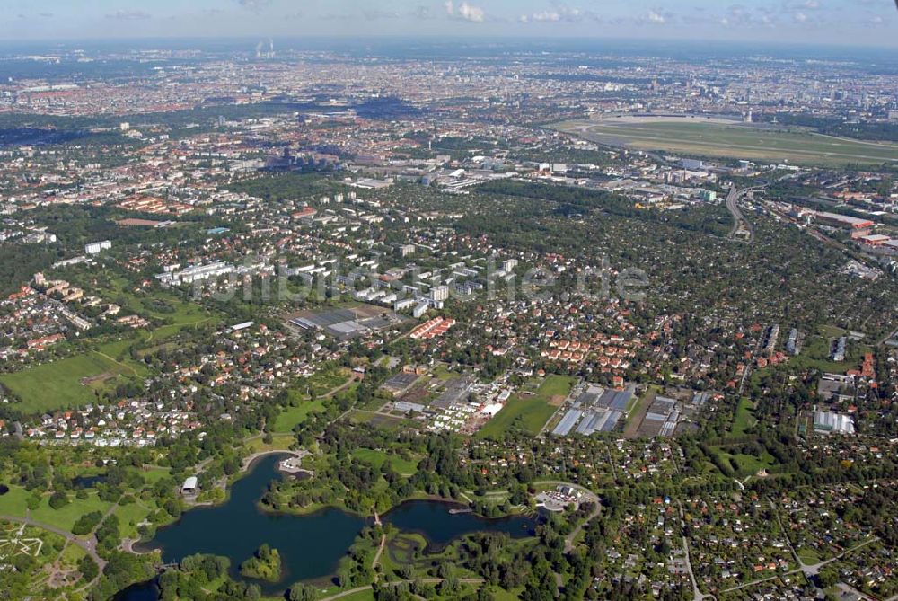 Berlin-Britz von oben - Blick auf die am Britzer Graten in Berlin-Britz