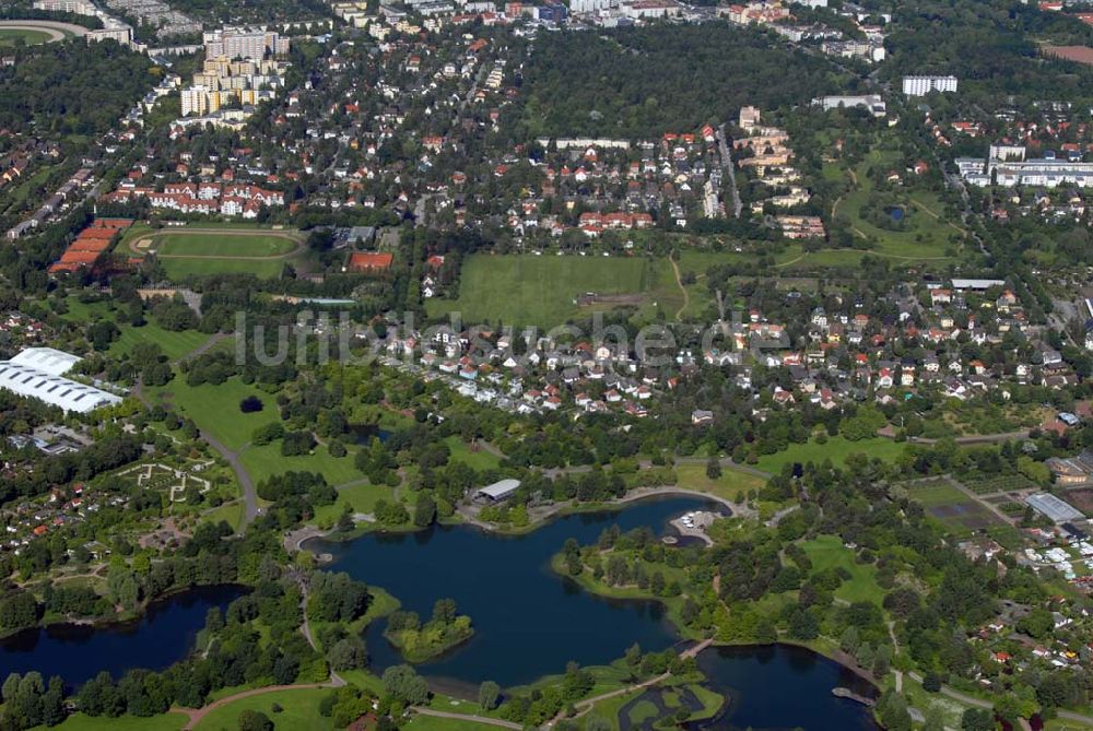 Luftaufnahme Berlin-Britz - Blick auf die am Britzer Graten in Berlin-Britz