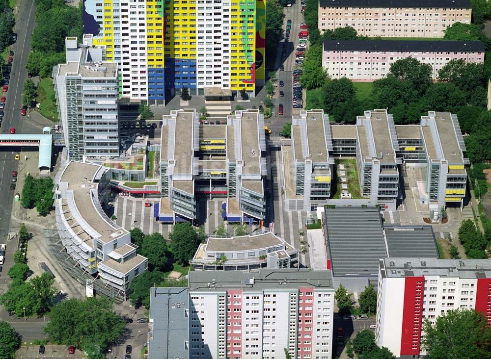 Berlin von oben - Blick auf das Büro- und Geschäftshausareal Storkower Bogen an der Storkower Strasse 207 in 10369 Berlin