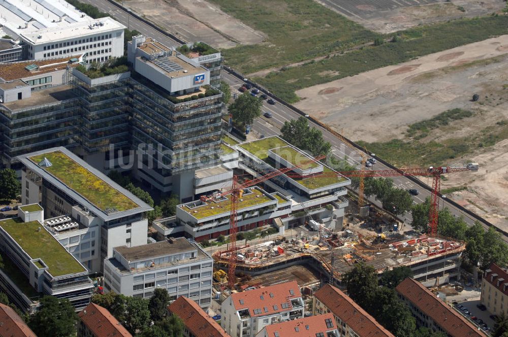 Luftaufnahme Stuttgart - Blick auf Bürogebäude in Stuttgart-Nord