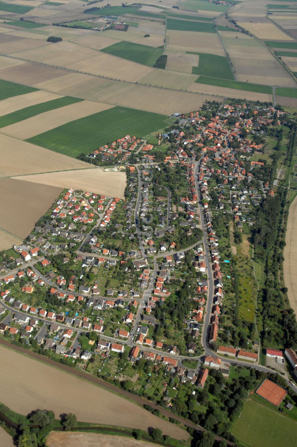 Börßum aus der Vogelperspektive: Blick auf Börßum