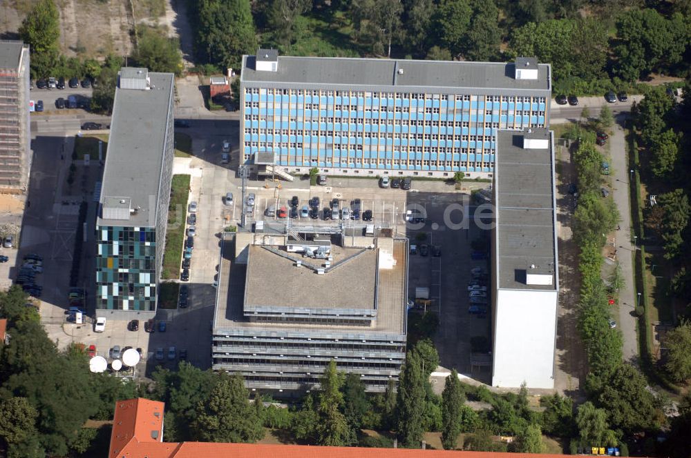 Luftaufnahme Berlin - Blick auf das Bundesverwaltungsamt, Außenstelle Berlin-Lichtenberg