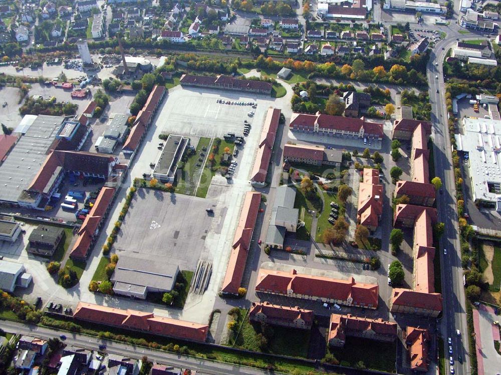 Luftbild Amberg / Bayern - Blick auf das Bundeswehrkrankenhaus und Sanitätskommando IV in Amberg