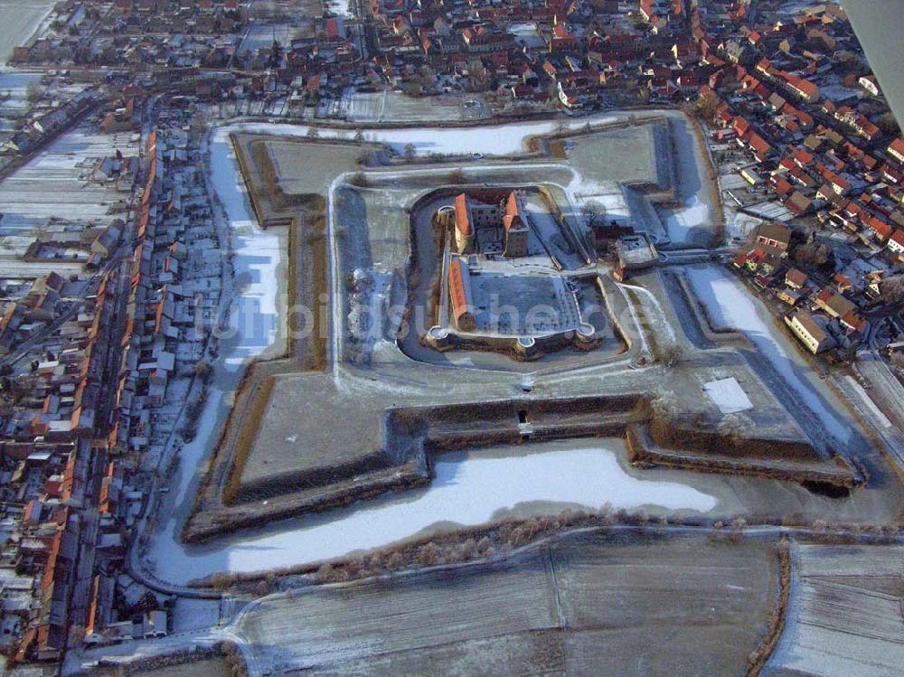 Heldrungen / Thüringen aus der Vogelperspektive: Blick auf die Burg Heldrungen in Thüringen