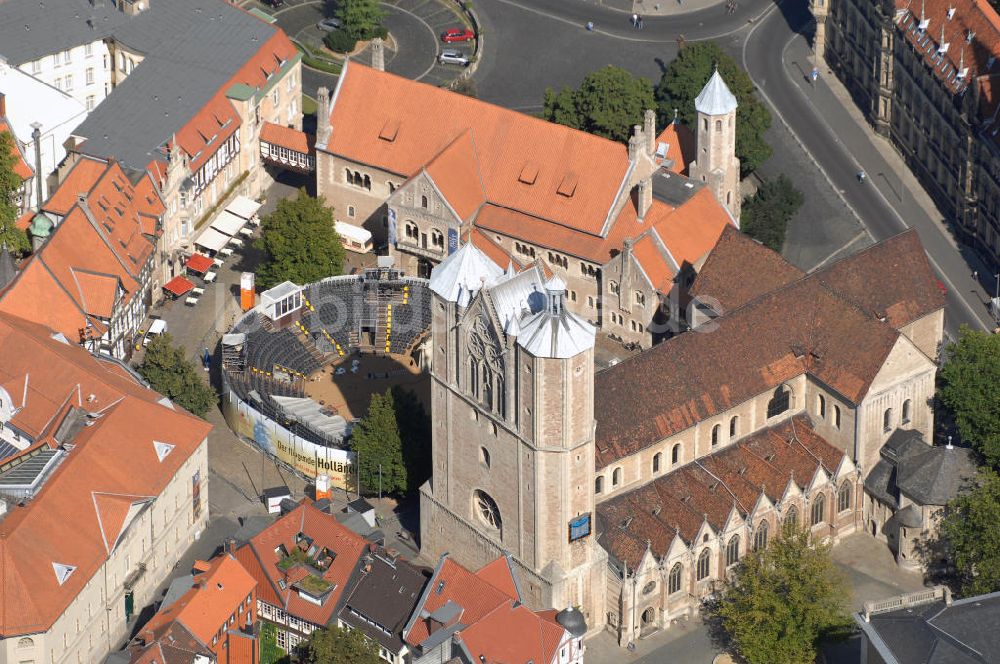 Braunschweig von oben - Blick auf den Burgplatz von Braunschweig