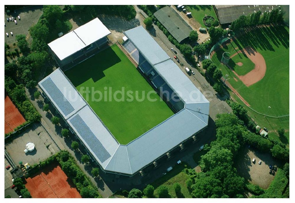 Luftbild Mannheim / Baden Württemberg - Blick auf das Carl-Benz-Stadion Mannheim.