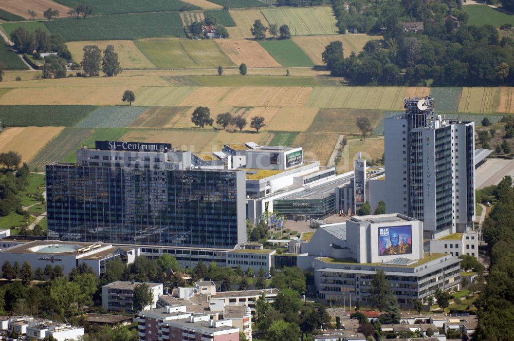 Stuttgart von oben - Blick auf das SI-Centrum in Stuttgart-Möhringen