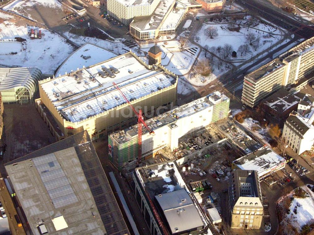 Chemnitz / Sachsen von oben - Blick auf den CineStar - Filmpalast am Roten Turm in Chemnitz