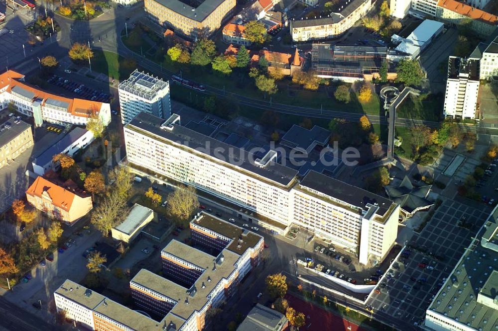 Luftaufnahme Cottbus - Blick auf die CITY-GALERIE der ECE-Projektmanagement GmbH Hambur