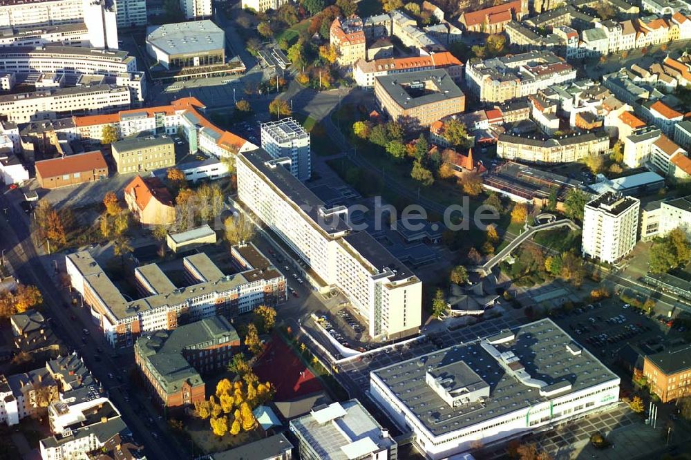 Luftbild Cottbus - Blick auf die CITY-GALERIE der ECE-Projektmanagement GmbH Hambur