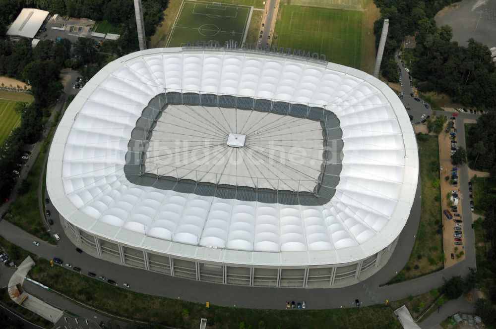 Frankfurt am Main von oben - Blick auf die Commerzbank Arena (ehemals Waldstadion) in Frankfurt / Main