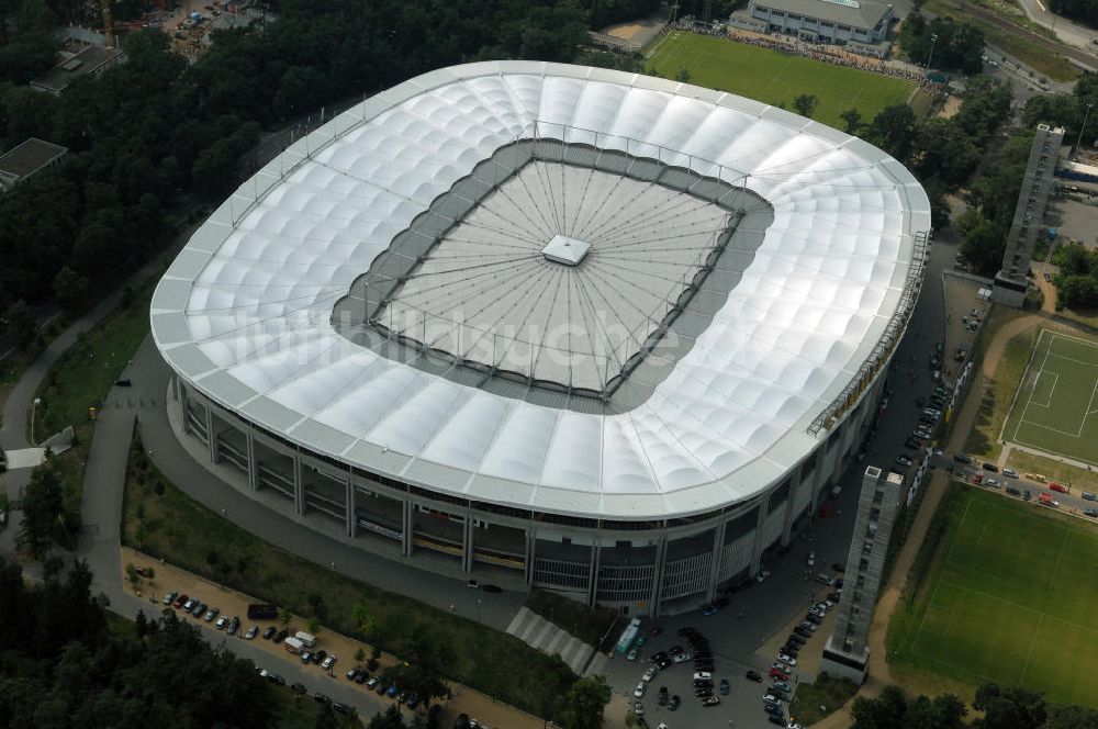 Frankfurt am Main von oben - Blick auf die Commerzbank Arena (ehemals Waldstadion) in Frankfurt / Main