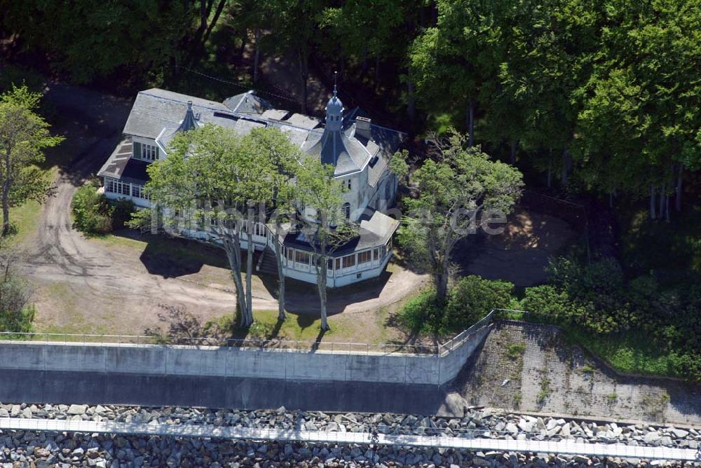 Bad Doberan OT Heiligendamm von oben - Blick auf das Das Alexandrinen Cottage in Heiligendamm