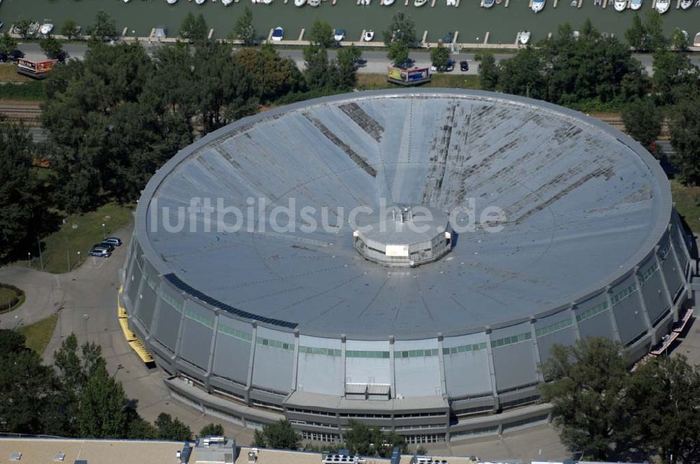 Wien aus der Vogelperspektive: Blick auf dasFerry-Dusika-Hallenstadion in Wien