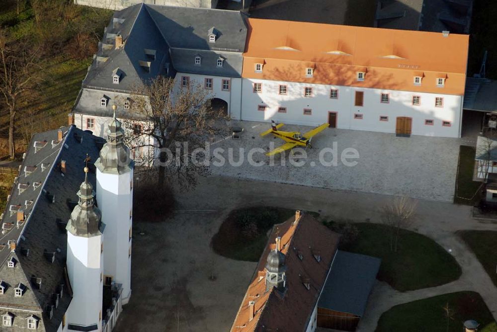 Luftbild Blankenhain / Thürigen - Blick auf das Deutsches Landwirtschaftsmuseum im Schloss Blankenhain