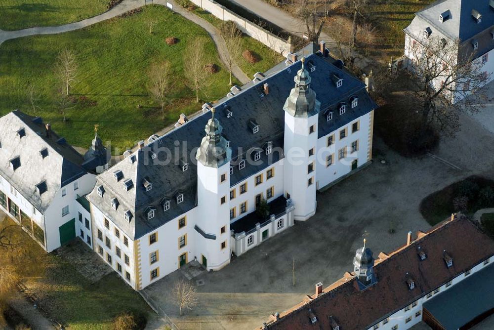 Luftbild Blankenhain / Thürigen - Blick auf das Deutsches Landwirtschaftsmuseum im Schloss Blankenhain