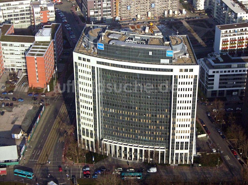 Frankfurt Main / Hessen von oben - Blick auf die Deutschlandzentrale von American Express