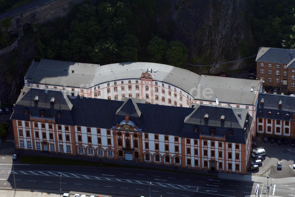 Luftaufnahme KOBLENZ - Blick auf das Dikasterialgebäude und den Krummstall in Koblenz-Ehrenbreitstein