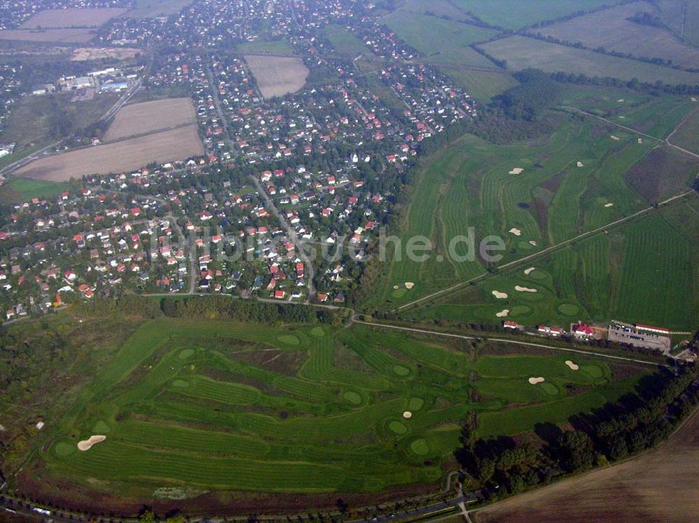 Berlin-Hohenschönhausen von oben - Blick auf einen Golfplatz in Berlin / Hohenschönhausen