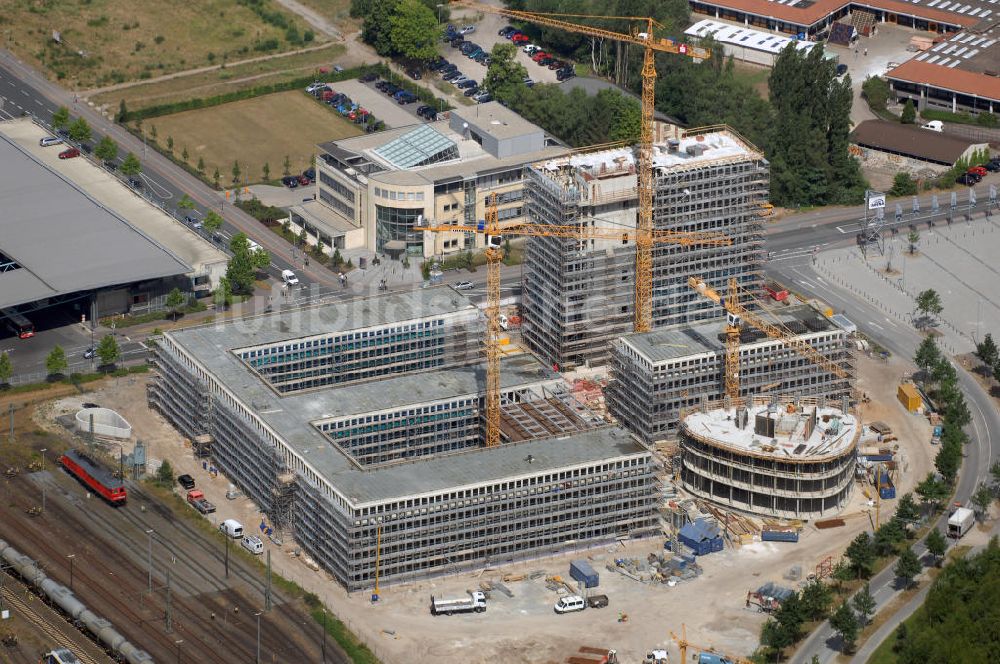 Luftbild Oldenburg - Blick auf einen Neubau Ecke Straßburger/Maastrichter Straße in Oldenburg