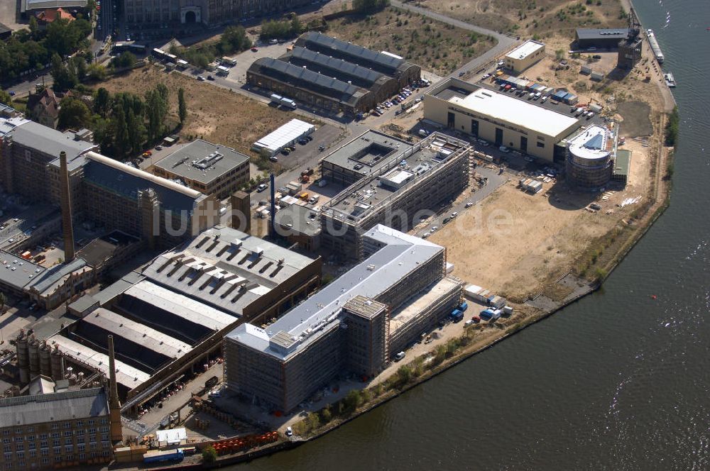 Luftaufnahme Berlin - Blick auf einen Neubau der FHTW in Berlin Oberschöneweide