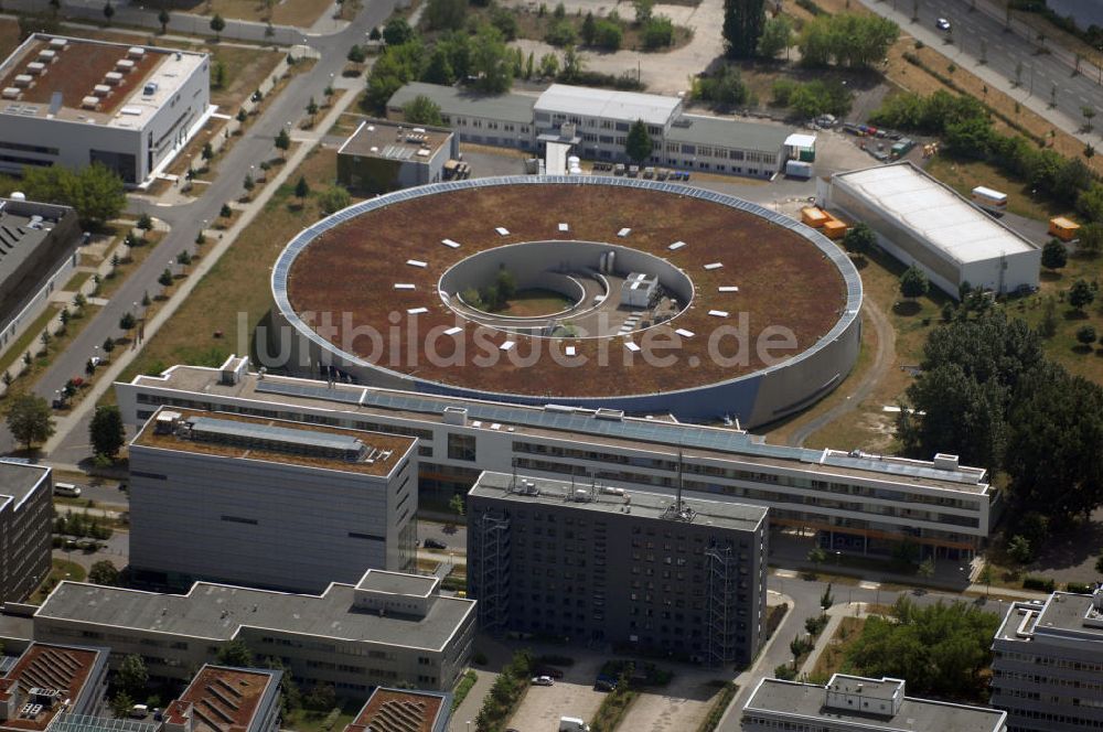 Berlin aus der Vogelperspektive: Blick auf einen Speicherring der einzigen deutschen Synchrotronstrahlungsquelle der dritten Generation in Berlin-Köpenick