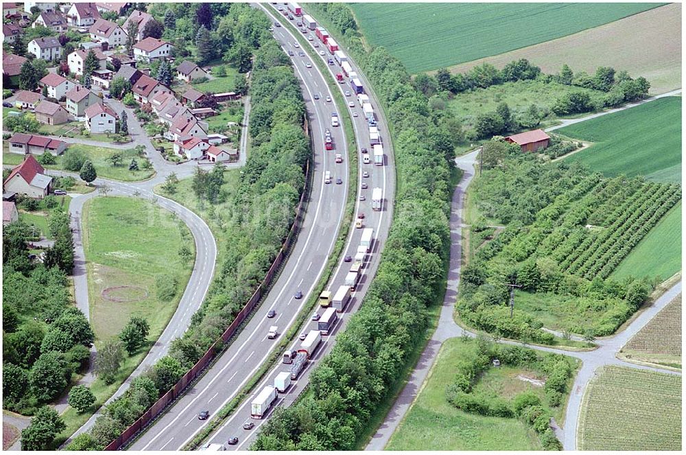 Luftbild Heilbronn - 27.05.04 Blick Auf Einen Verkehrsstau Auf Der ...