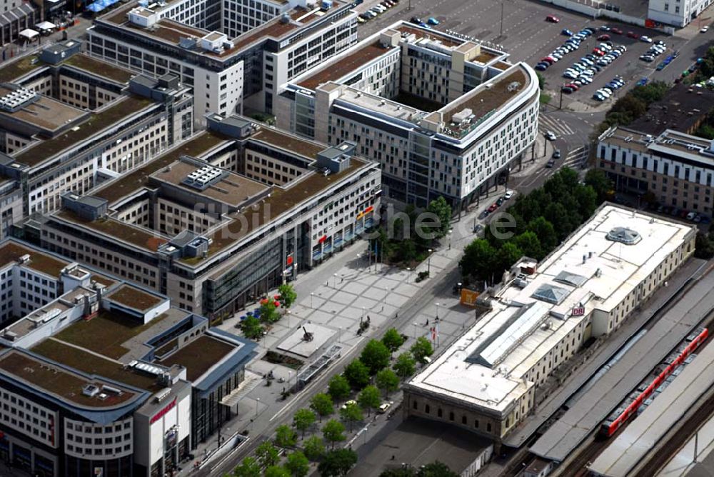 Magdeburg von oben - Blick auf das Einkaufszentrum City Carré in Magdeburg