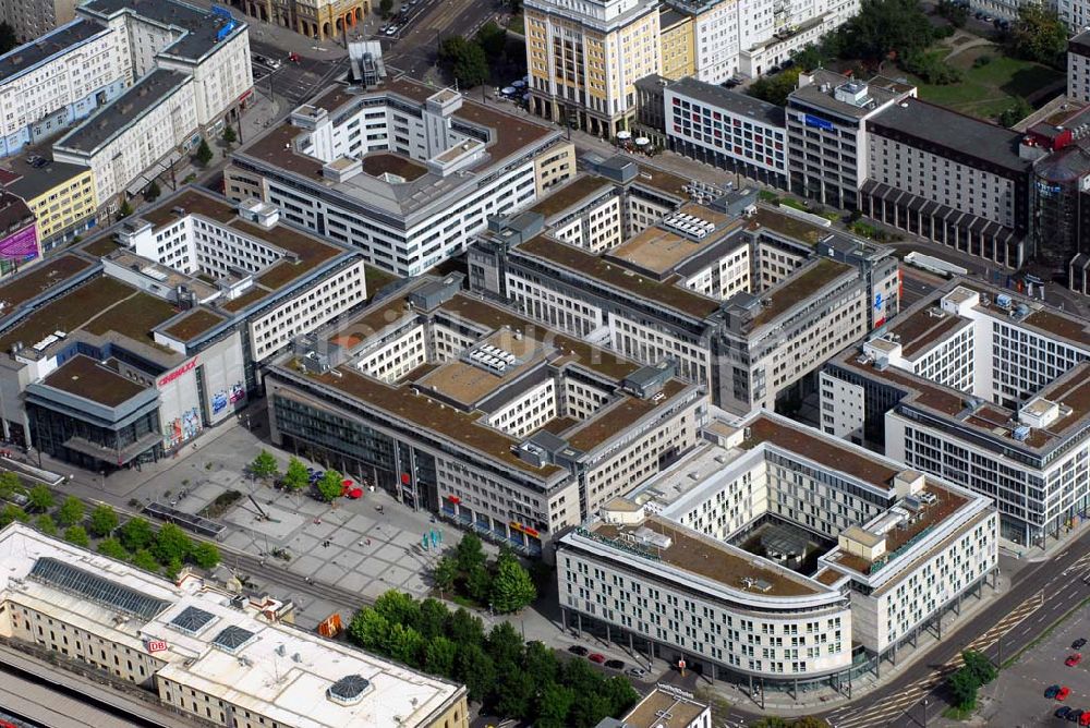 Luftbild Magdeburg - Blick auf das Einkaufszentrum City Carré in Magdeburg