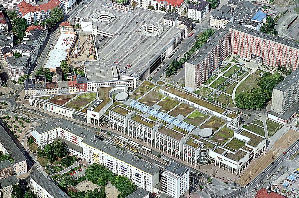 Luftaufnahme Gera / Thüringen - Blick auf das Einkaufszentrum Gera Arcaden der mfi management für immobilien AG