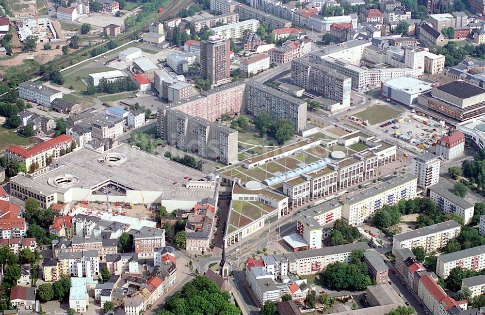 Luftbild Gera / Thüringen - Blick auf das Einkaufszentrum Gera Arcaden der mfi management für immobilien AG