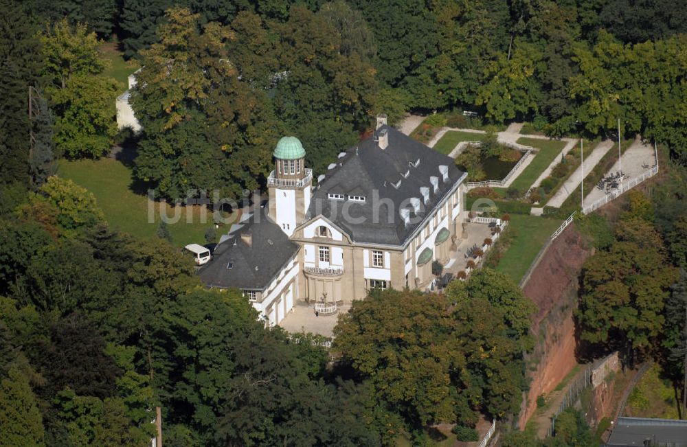 Luftbild Trier - Blick auf die 1912 erbaute Villa Reverchon in Trier