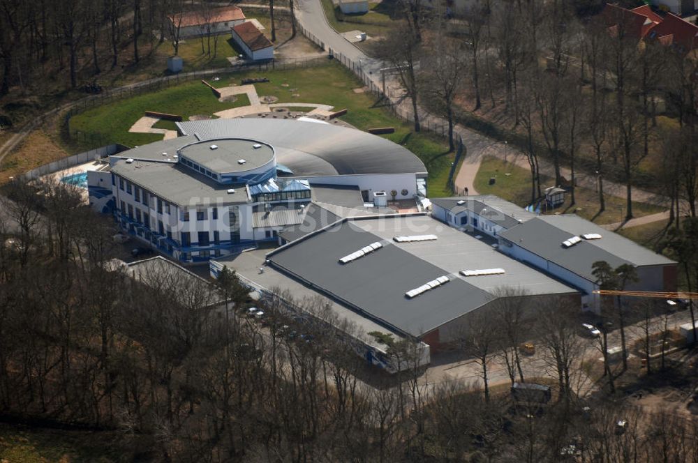 Graal-Müritz von oben - Blick auf das Erlebnisbad in Graal-Müritz