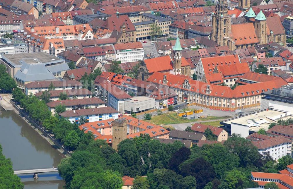 Luftaufnahme Heilbronn - Blick auf die Erschließungsfläche für die neue Stadtgalerie Heilbronn