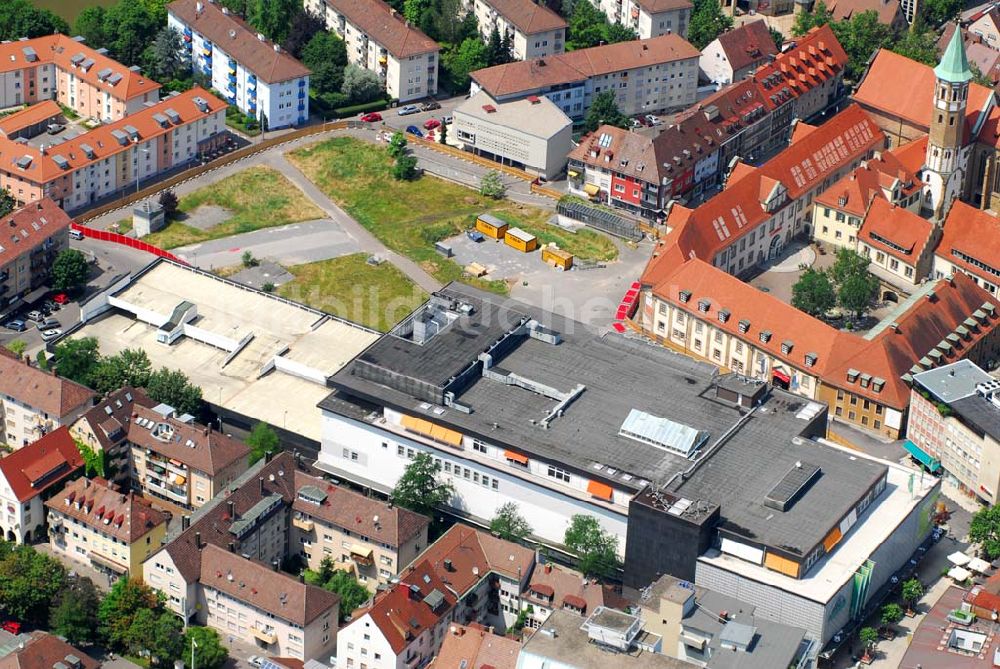 Luftaufnahme Heilbronn - Blick auf die Erschließungsfläche für die neue Stadtgalerie Heilbronn