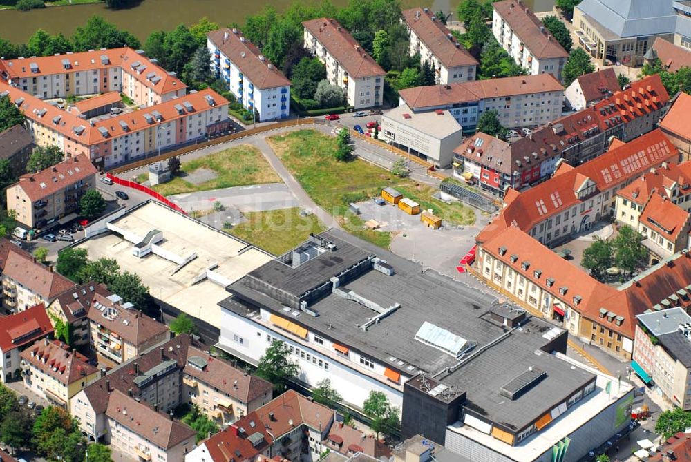 Heilbronn von oben - Blick auf die Erschließungsfläche für die neue Stadtgalerie Heilbronn