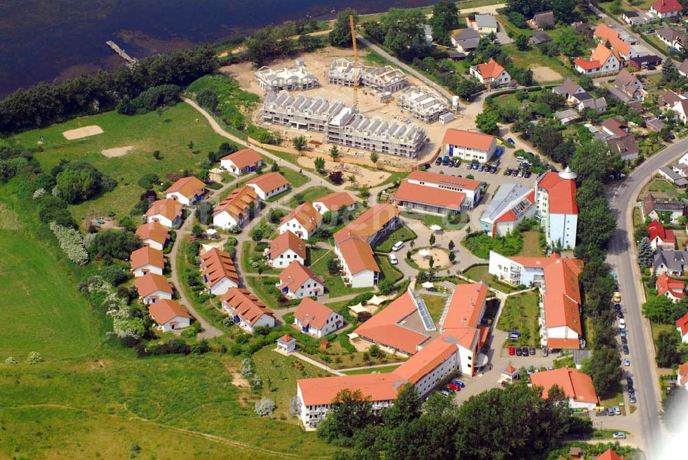 Rerik aus der Vogelperspektive: Blick auf die Erweiterungsbaustelle am Feriendorf der AWO-SANO GmbH