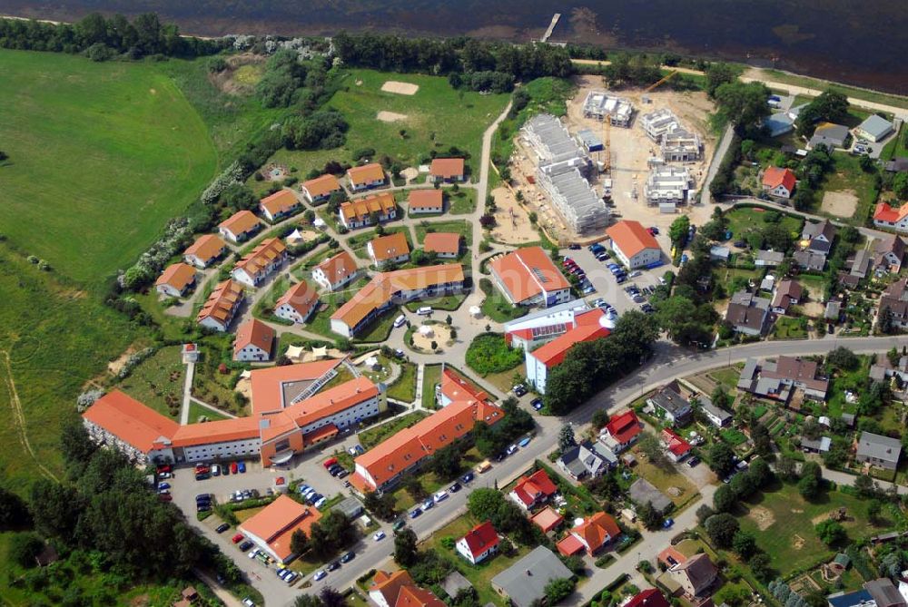 Rerik aus der Vogelperspektive: Blick auf die Erweiterungsbaustelle am Feriendorf der AWO-SANO GmbH