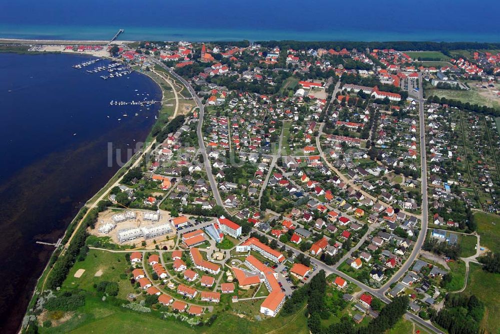 Rerik von oben - Blick auf die Erweiterungsbaustelle am Feriendorf der AWO-SANO GmbH