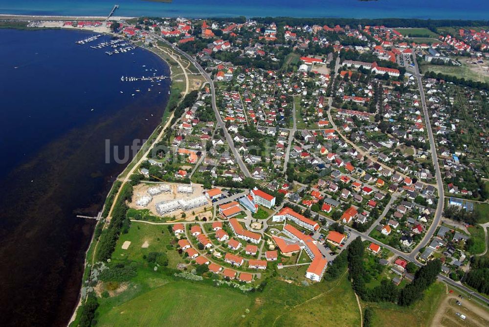 Rerik aus der Vogelperspektive: Blick auf die Erweiterungsbaustelle am Feriendorf der AWO-SANO GmbH