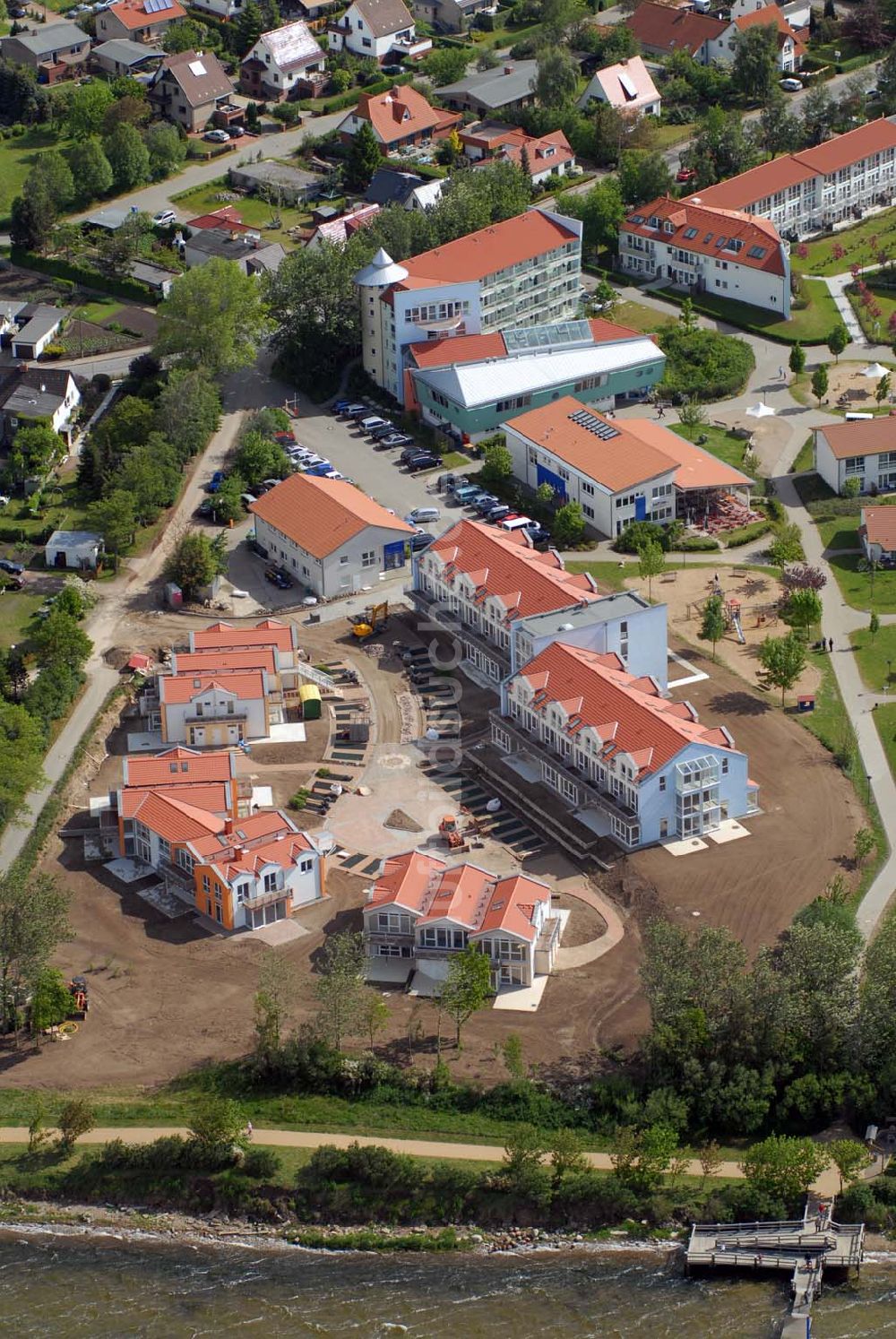 Luftaufnahme Rerik - Blick auf die Erweiterungsbaustelle am Feriendorf der AWO-SANO GmbH