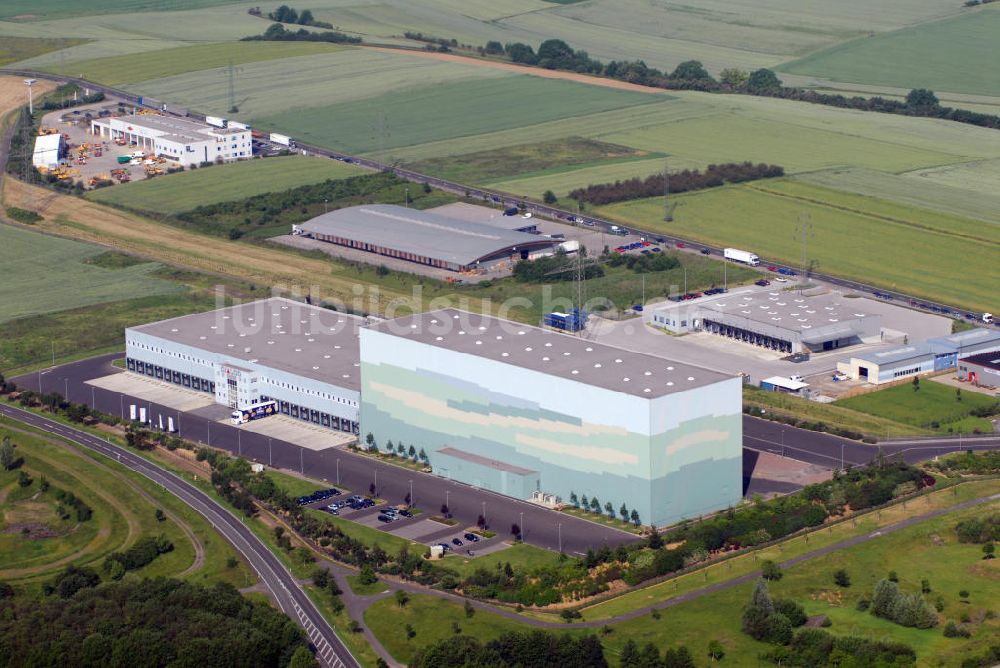 Luftbild KOBLENZ - Blick auf das European Distribution Centre in Koblenz