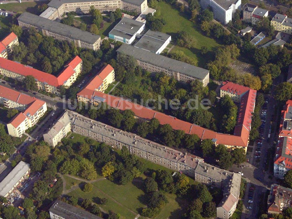 Luftbild Berlin-Lichtenberg - Blick auf die Fachhochschule für Technik und Wirtschaft Berlin Karlshorst