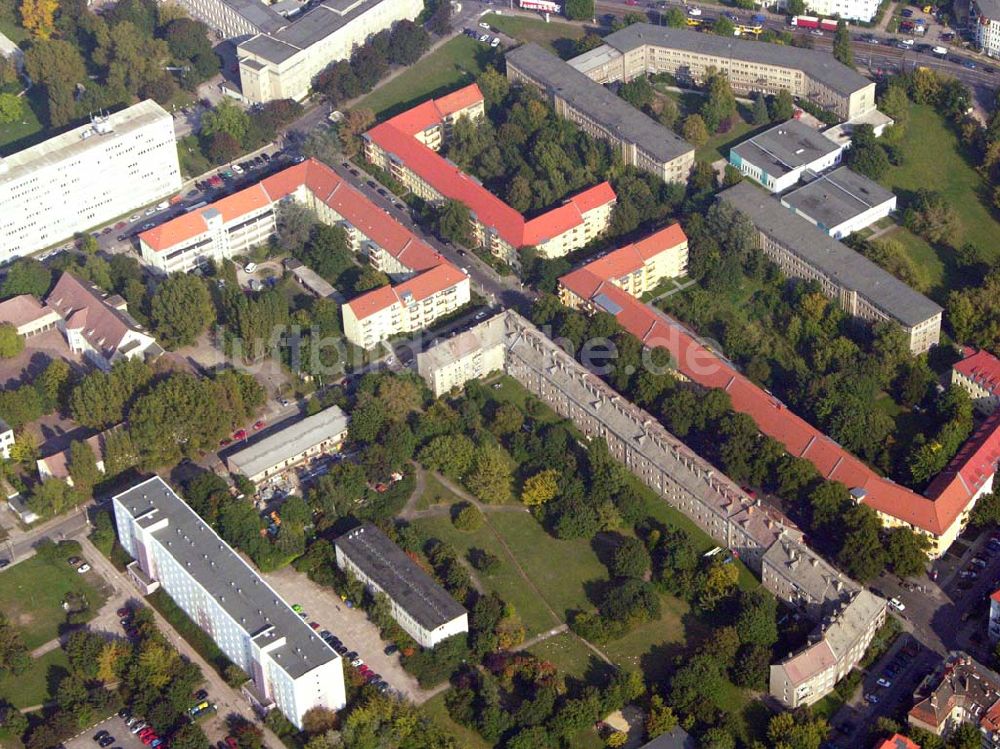 Luftaufnahme Berlin-Lichtenberg - Blick auf die Fachhochschule für Technik und Wirtschaft Berlin Karlshorst